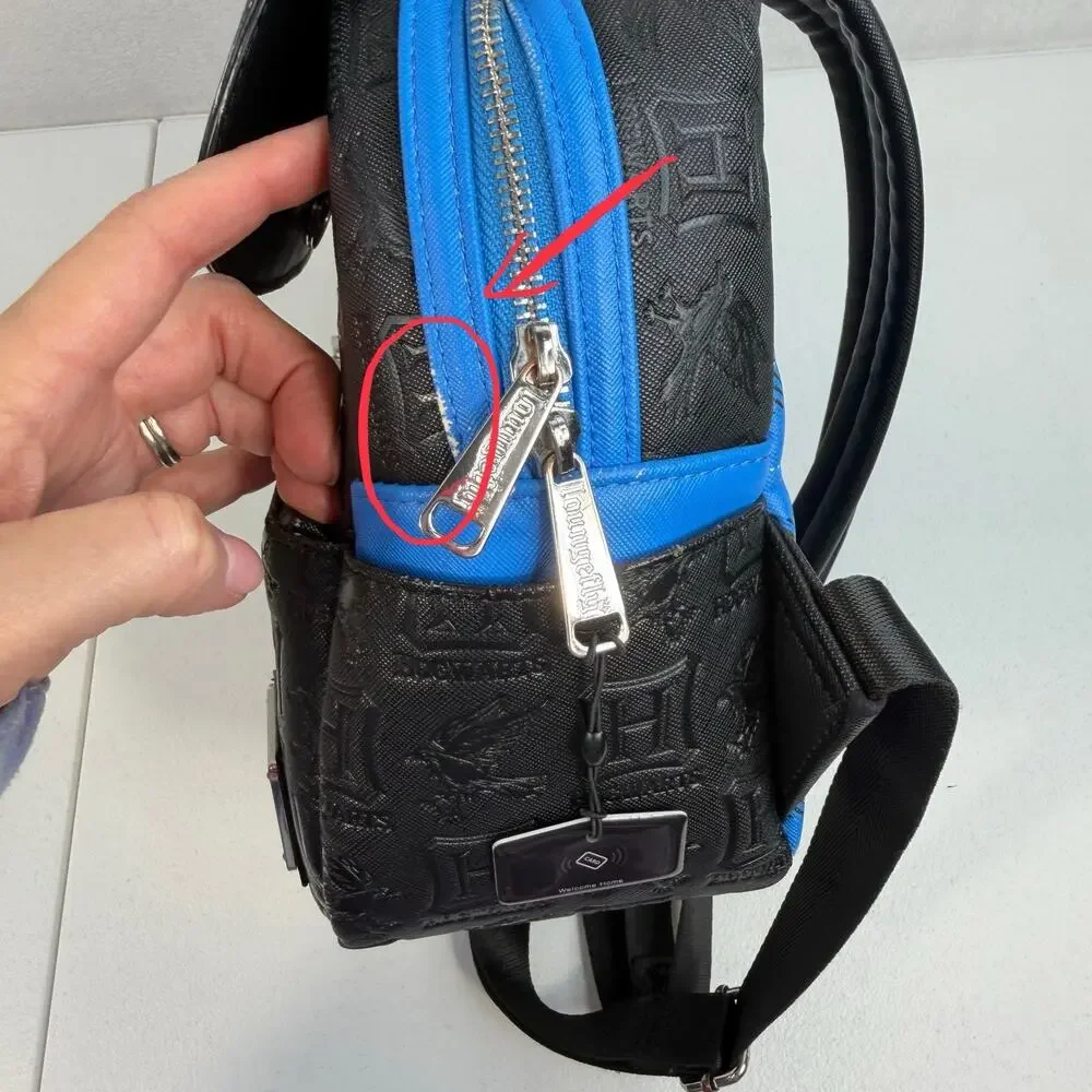 Loungefly Harry‎ Potter Ravenclaw House Plaid Mini Backpack Bag Vegan Leather